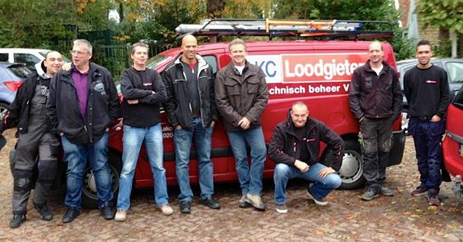 Team van AKC Loodgieter Amsterdam